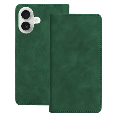 Smart Suede case for iPhone 17 6,3" green