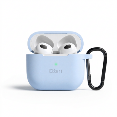 Etteri silicone case for AirPods 3 light blue Etteri silicone case for AirPods 3 light blue
