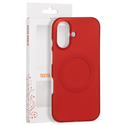 Tecto Shield Mistiq Mag case for iPhone 16 6,1" red