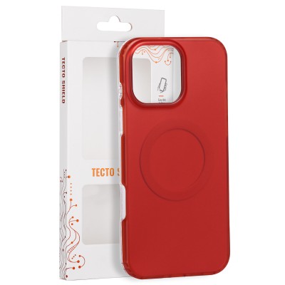 Tecto Shield Mistiq Mag case for iPhone 16 Pro Max 6,9" red
