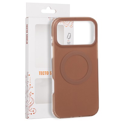Tecto Shield Mistiq Mag case for iPhone 17 Pro Max 6,9" / 18 Pro Max 6,9" brown