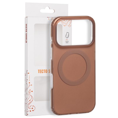Tecto Shield Mistiq Mag case for iPhone 17 Pro 6,3" / 18 Pro 6,3" brown