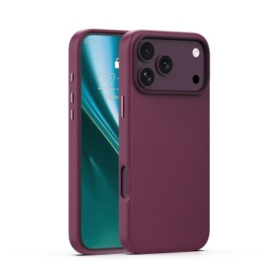 Etteri Elegant Mag case for iPhone 17 Pro Max / 18 Pro Max dark cherry